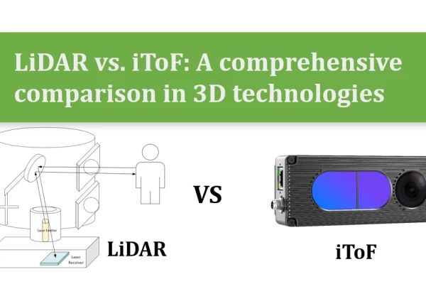 Cover image for the article on LiDAR vs iToF.