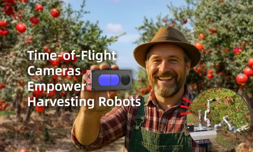 Goermicro-3D-ToF-camera-on-harvesting robots